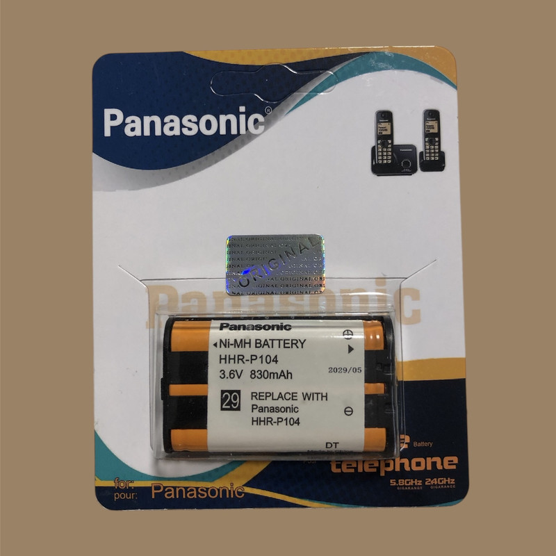 باتری تلفن بی سیم پاناسونیک مدل p104