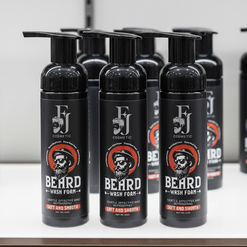 شامپو شست و شوی ریش و سبیل افجه مدل BEARD-WfA مناسب برای انواع مو حجم 150 میلی لیتر