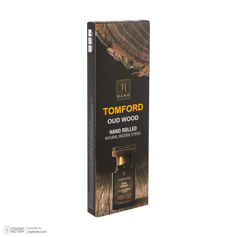 عود رامو مدل 003 رایحه ادکلن TOMFORD بسته 20 عددی