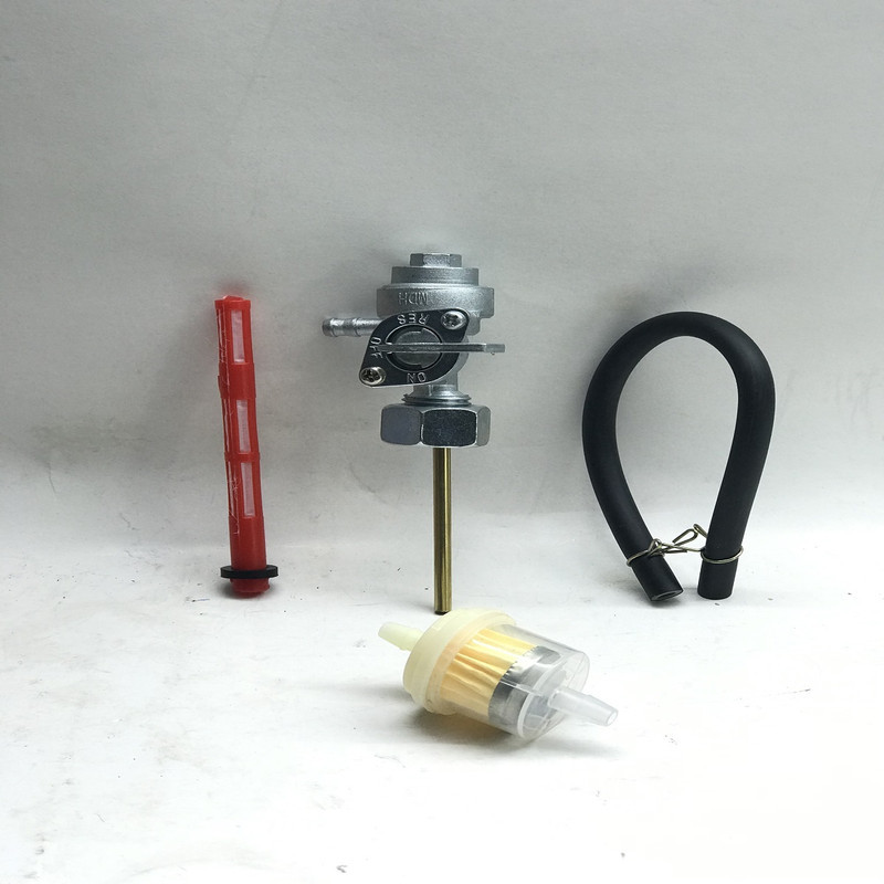 کیت شیر بنزین موتور سیکلت ام دی اچ مدل CDI - 125_ FUEL COCK  مجموعه 4 عددی