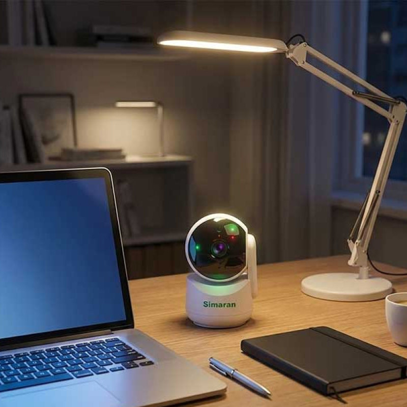 دوربین مداربسته بی سیم تحت شبکه سیماران مدل SM-IP2G600WF-D چرخشی