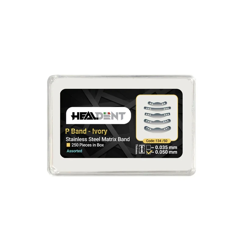 نوار ماتریکس هیلدنت مدل P band-Ivory کد 13450 بسته 250 عددی