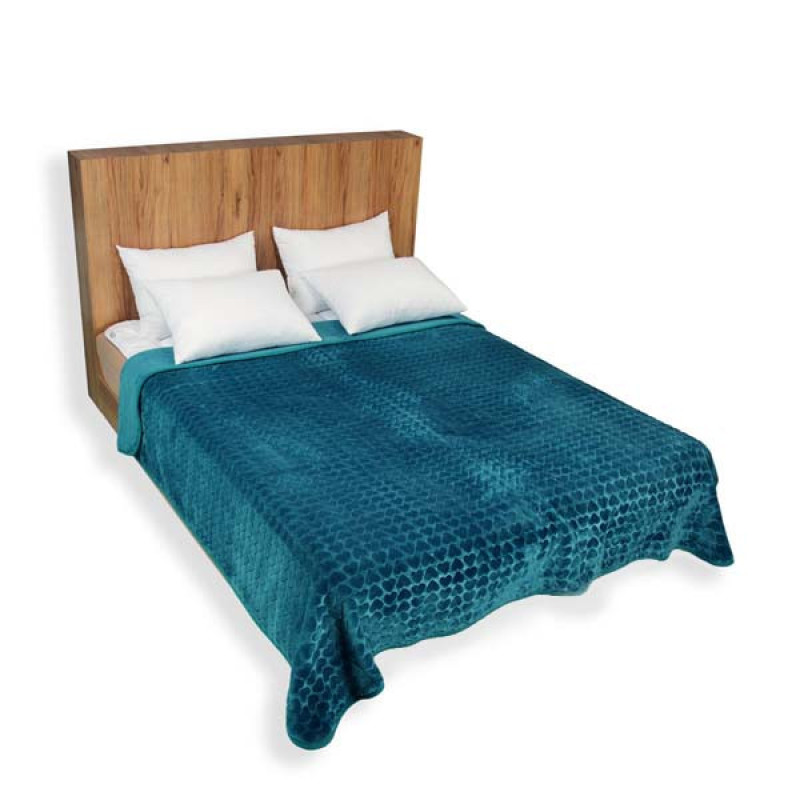 پتو 2 نفر نساجی لاله مهرگان مدل الوان طرح کُره  سایز 230x210x2 سانتی‌متر