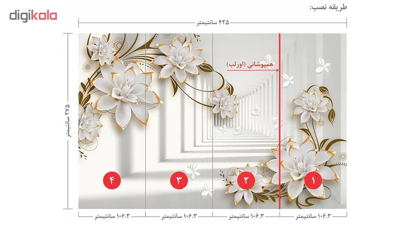 کاغذ دیواری مدل 2118609