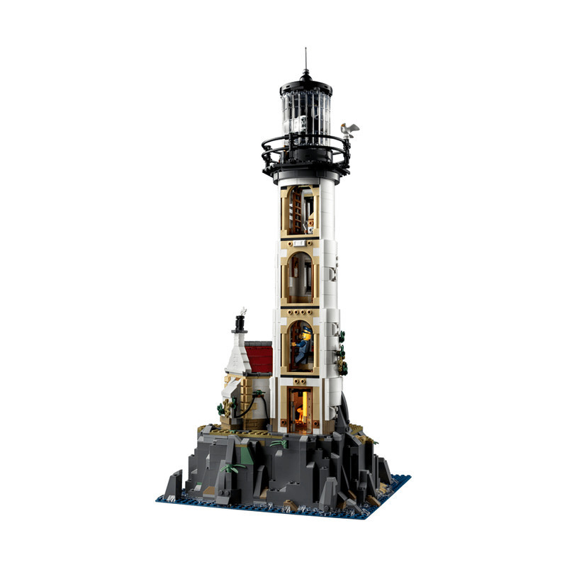 لگو 2065 تکه سری Ideas مدل Motorized Lighthouse کد 21335