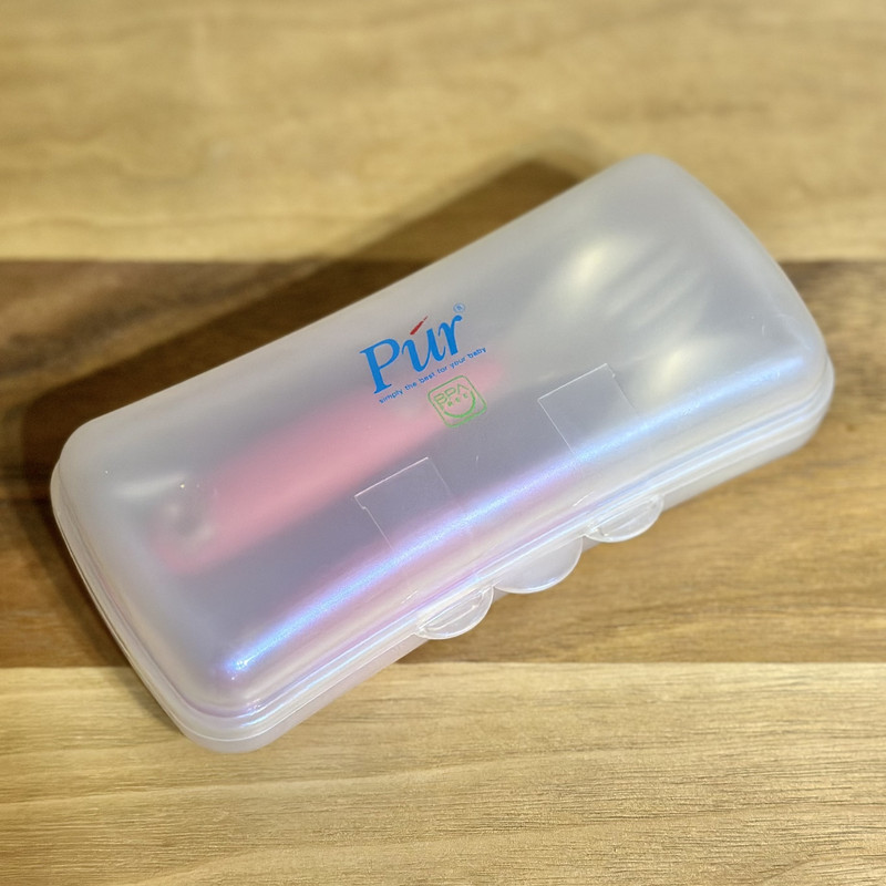 ست قاشق و چنگال کودک پیور مدل PORTABLE-2024