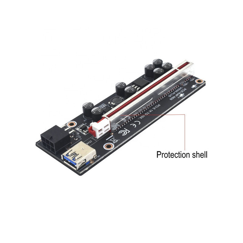 رایزر کارت گرافیک تبدیل PCI EXPRESS X1 به X16 مدل 009s PLUS