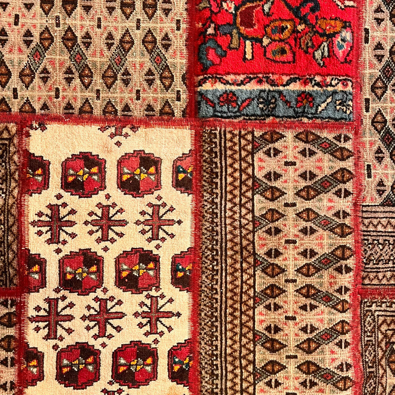 کلاژ فرش دستباف 3 متری مدل  فارس کد NKP.RJ003