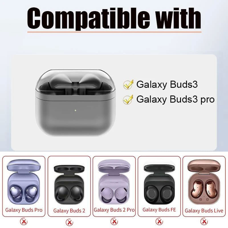 کاور مسیر مدل Soft Clearer مناسب برای کیس هدفون بی سیم سامسونگ Galaxy Buds 3 FE