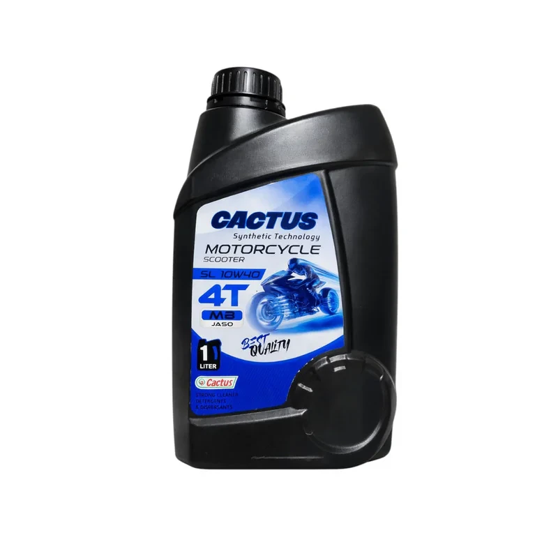 روغن موتور سیکلت نیمه سنتتیک کاکتوس مدل SL 10W-40 حجم 1 لیتر