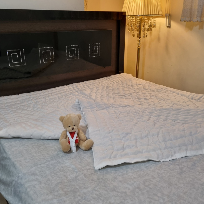 لحاف مدل پشم دست دوز  تک نفره سایز 215×180 سانتی متر