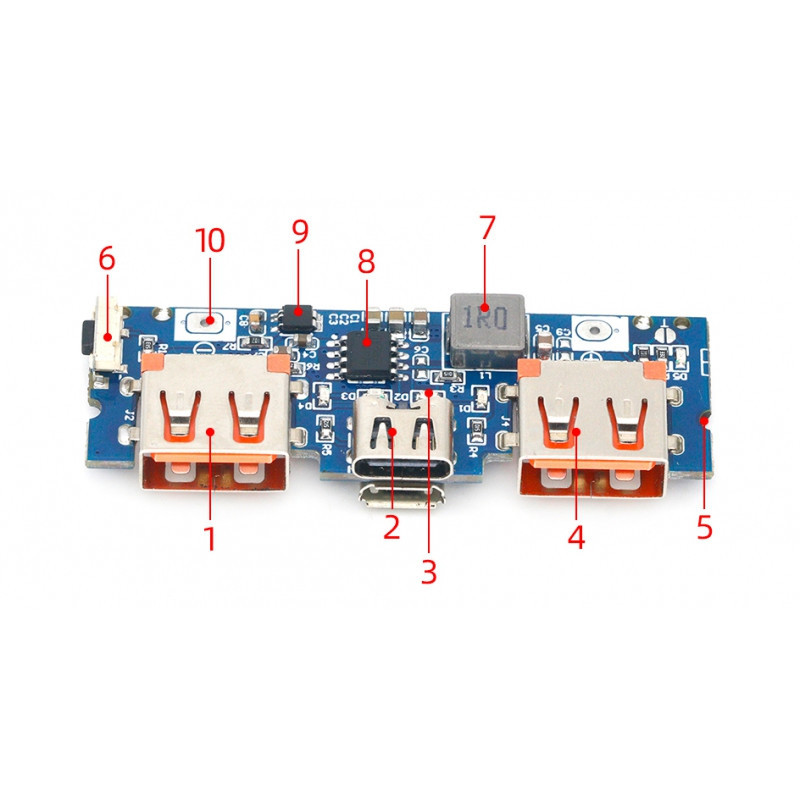 ماژول فست شارژ مدل LX-LBU2C