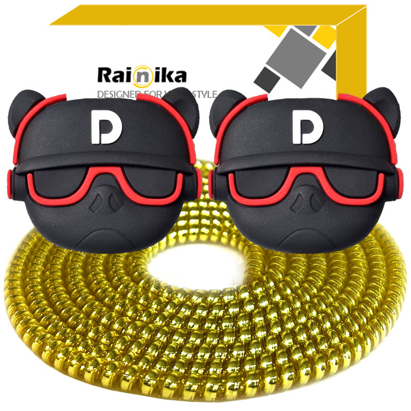 محافظ کابل شارژر و هندزفری رینیکا مدل Dog AAA 03 مجموعه 3 عددی