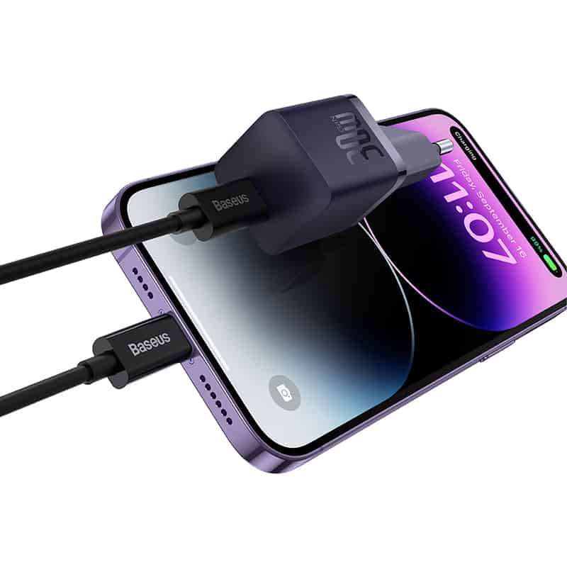 شارژر دیواری 30 وات بیسوس مدل GAN5