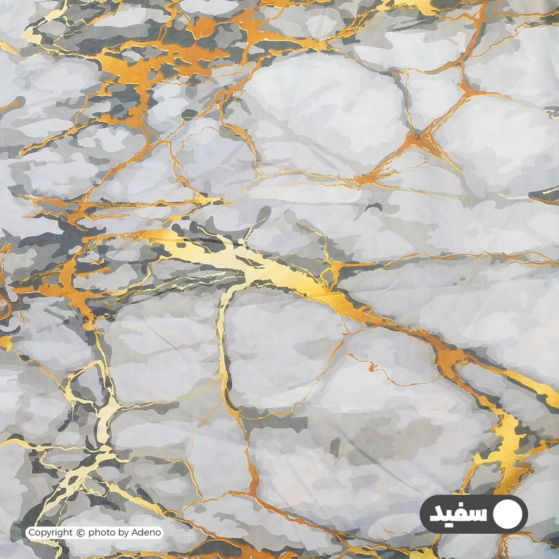 ملحفه آدنو مدل volcano کد CH84 دونفره سایز 140x200 سانتی متر
