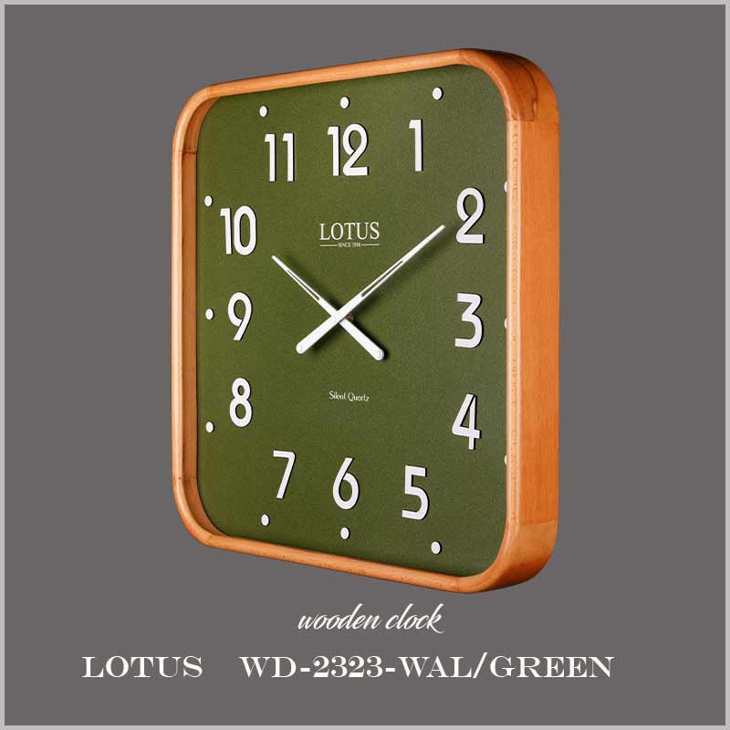 ساعت دیواری کوارتز لوتوس مدل WD-2323-WALGREEN