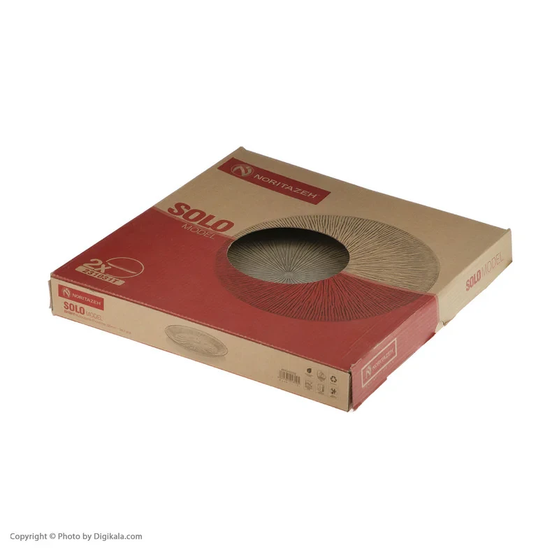 دیس کریستال بلوری نوری تازه مدل سولو کد T231031T، بسته 2 عددی، ابعاد 32×31×3 سانتی‌متر، مناسب پذیرایی چند نفر، مقاوم در برابر ضربه و تغییرات دما