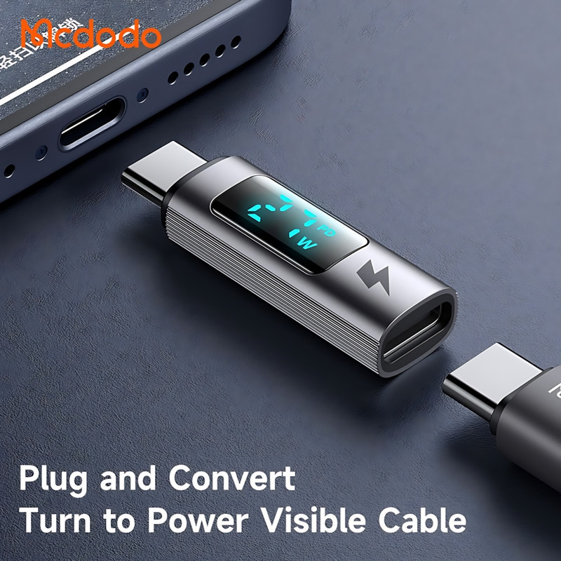 مبدل لایتنینگ به USB-C مک دودو مدل OT-599 60W