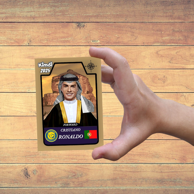 اسباب بازی شانسی کیمدی مدل رویال عربی رونالدو سری 2025 کد A100