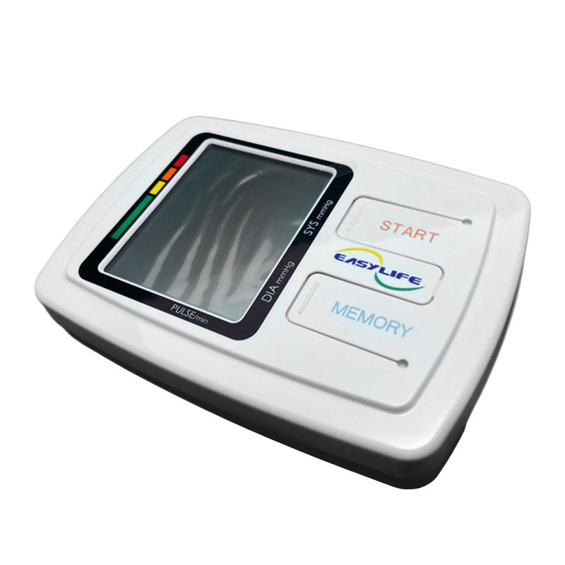 فشارسنج دیجیتال بازویی ایزی لایف KD-556 با حافظه 120 جایگاه، نمایش میانگین سه اندازه‌گیری، تشخیص نامنظمی ضربان قلب، کاف دو شیلنگ نایلونی با قابلیت شستشو و خاموشی خودکار