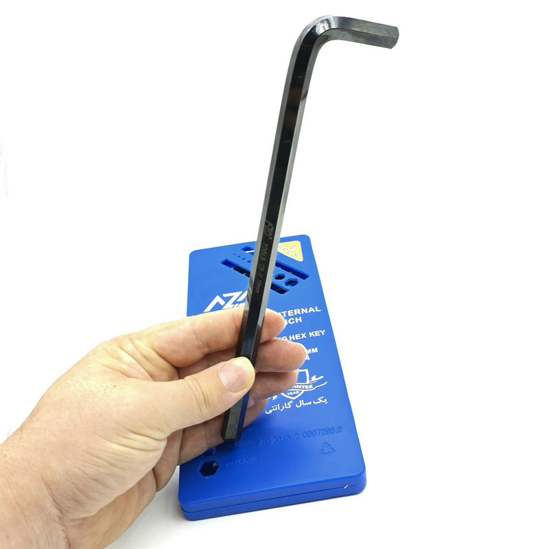 آچار آلن بلند ای زد دی مدل جعبه دار کد CR-V-9PCS مجموعه 9 عددی