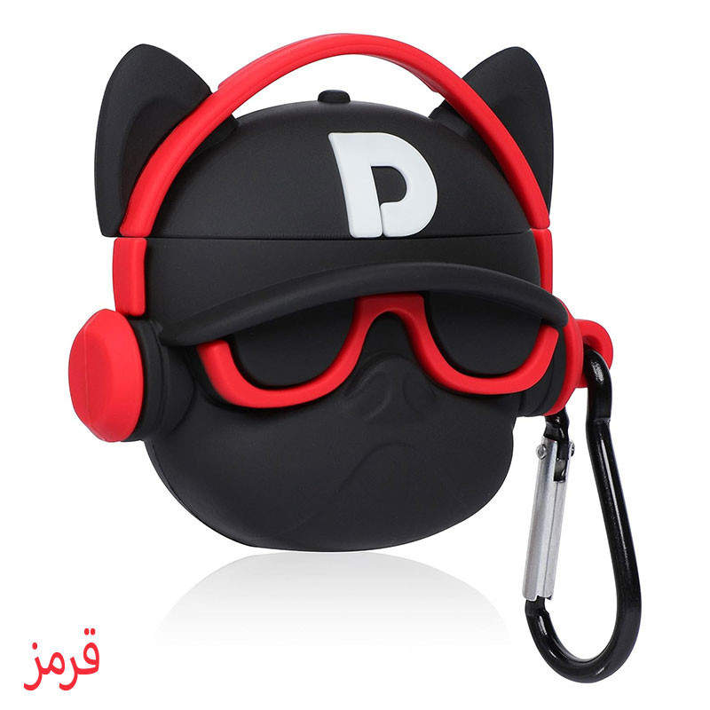 کاور مسیر مدل Bulldog Character Silicone مناسب برای کیس اپل ایرپاد 4 به همراه آویز