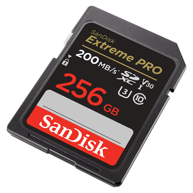 کارت حافظه SDXC سن دیسک مدل Extreme Pro V30 کلاس 10 استاندارد UHS-I U3 سرعت 200MBs ظرفیت 256 گیگابایت