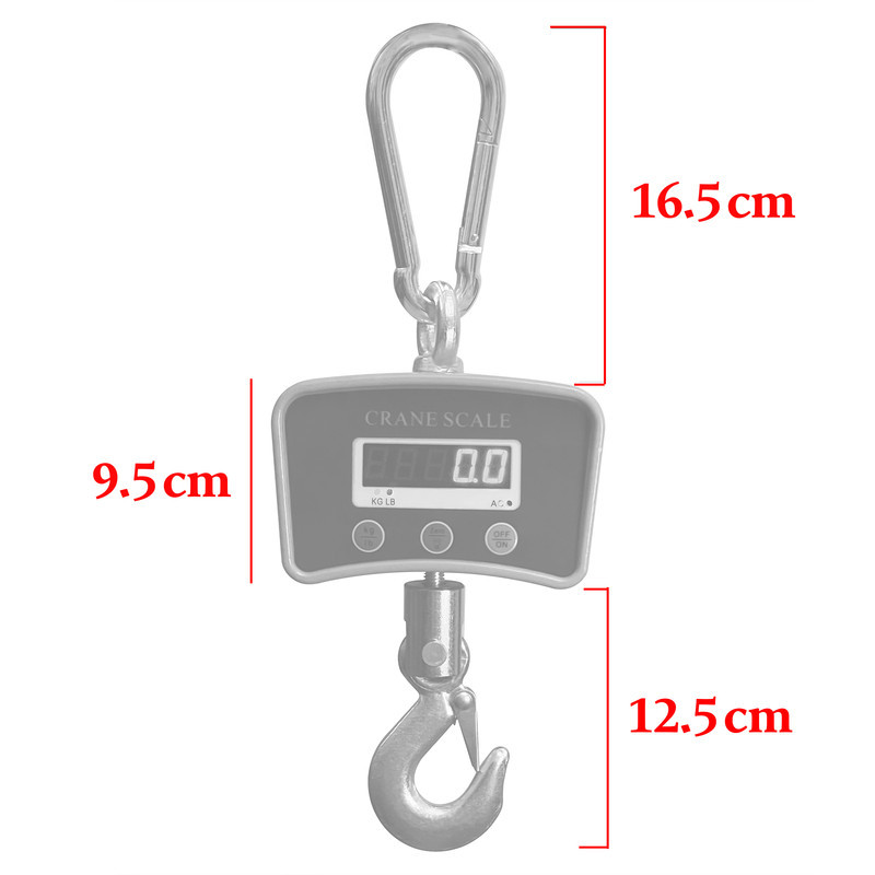 باسکول دیجیتال آویز مدل CraneScale-PYDR-500Kg