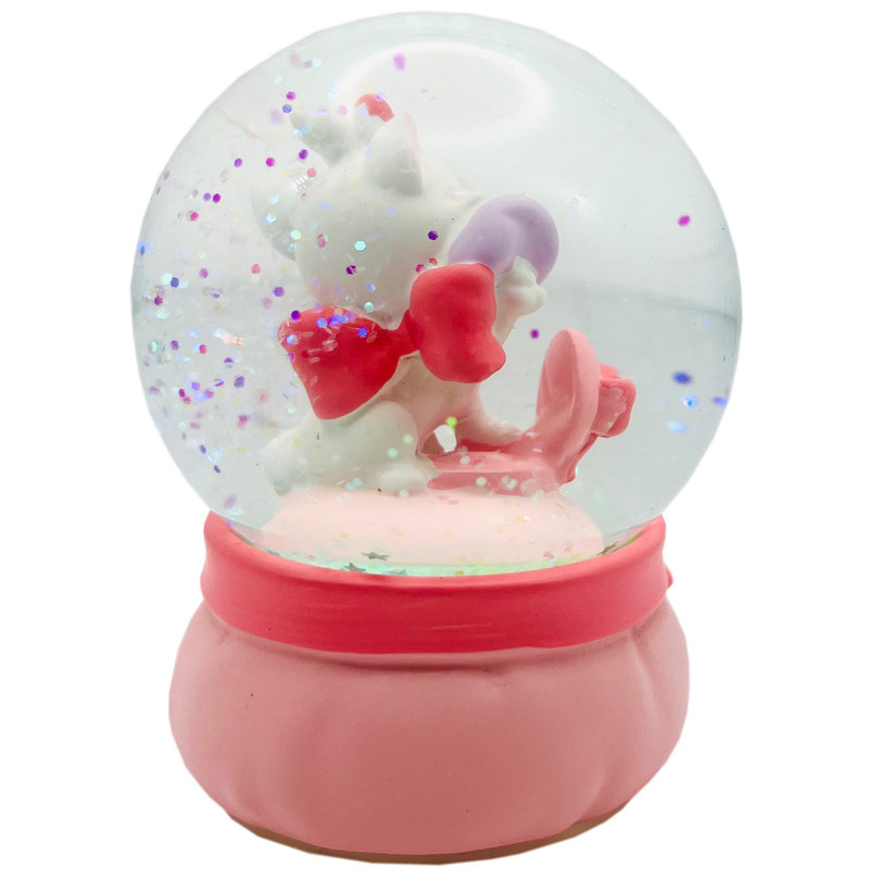 گوی چراغ‌دار مدل BEAUTY MARIE طرح گربه اشرافی کد E7134