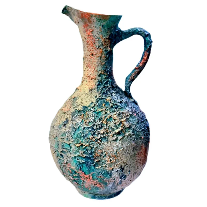 پارچ سفالی مدل کهنه کاری