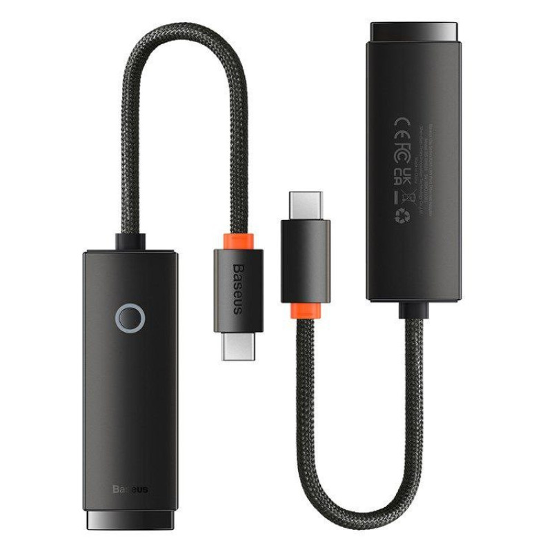 مبدل USB-C به LAN باسئوس مدل 1000Mbps WKQX0003