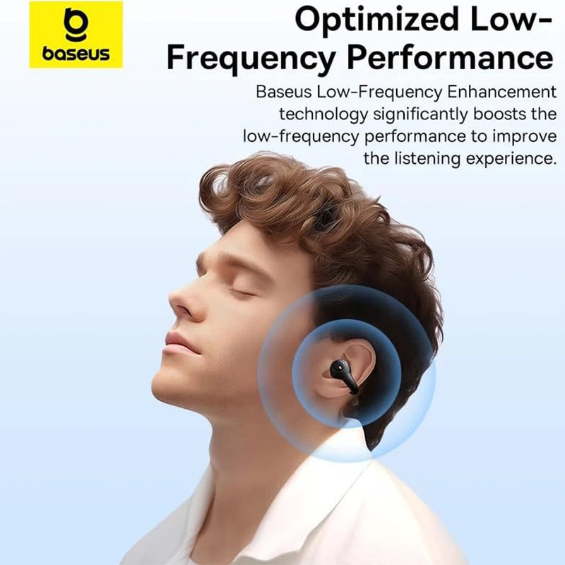 هدفون بلوتوثی باسئوس مدل AirGo AS01 OPEN Ear TWS