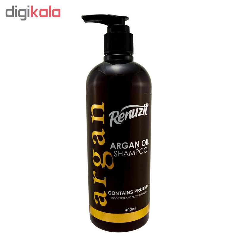 شامپو مو رینو زیت مدل ARGAN OIL حجم 400 میلی لیتر مجموعه 2 عددی