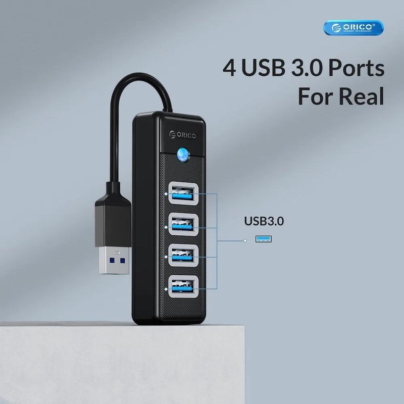 هاب USB3.0 چهار پورت اوریکو مدل PW4U-U3