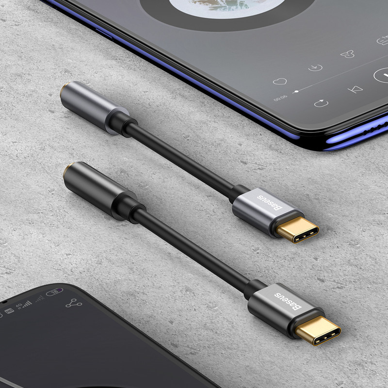 مبدل USB-C به AUX باسئوس مدل CATL54-01