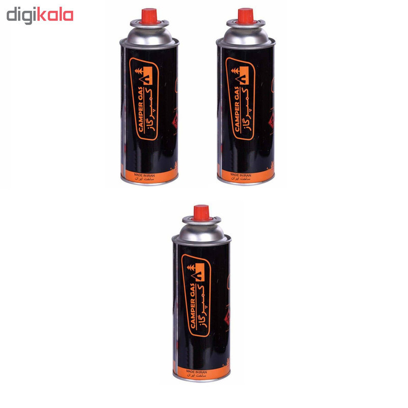 کپسول گاز 220 گرمی کمپرگاز مدل C220 بسته 3 عددی