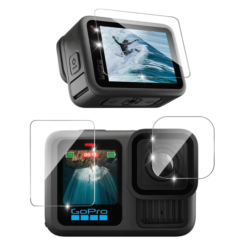 محافظ صفحه نمایش شیشه ای بادیگارد مدل GL مناسب برای دوربین گوپرو GoPro Hero 9  10  11  12  13