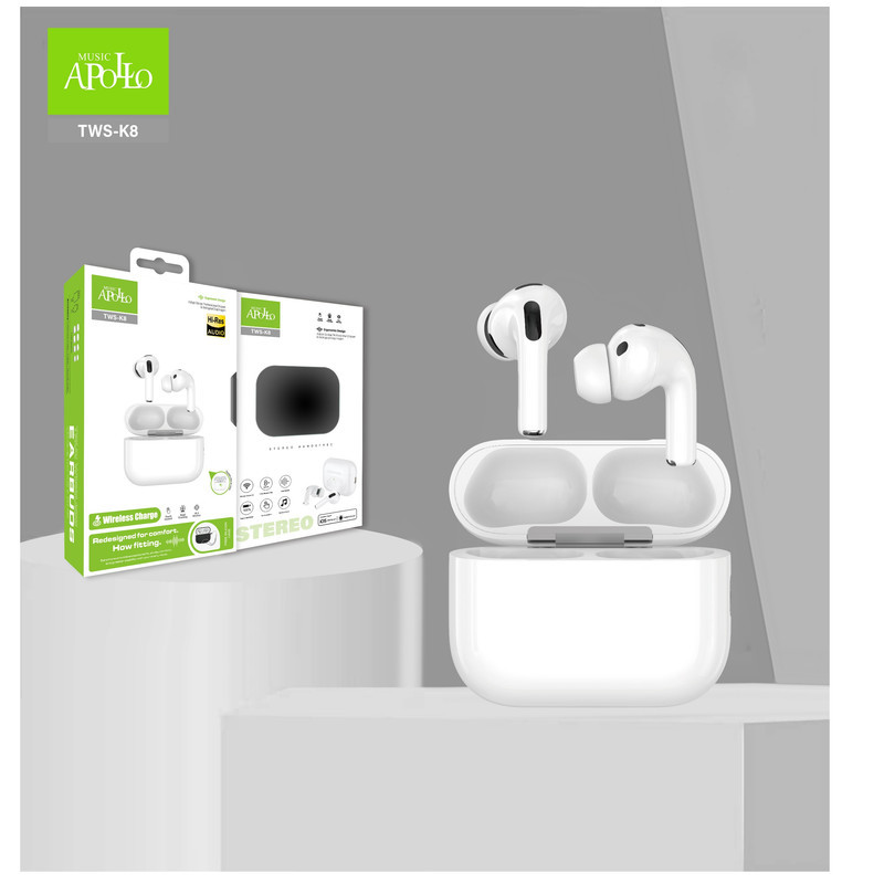 هدفون موزیک آپولو مدل PRO3-EARBUDS C08 K8