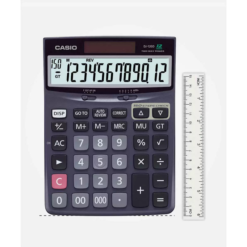 ماشین حساب کاسیو DJ-120-D