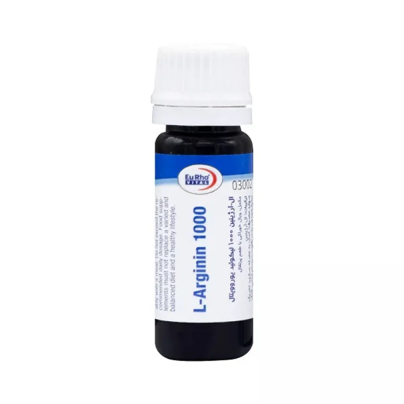 ویال خوراکی ال آرژنین  1000 میلی گرم یوروویتال بسته 6 عددی