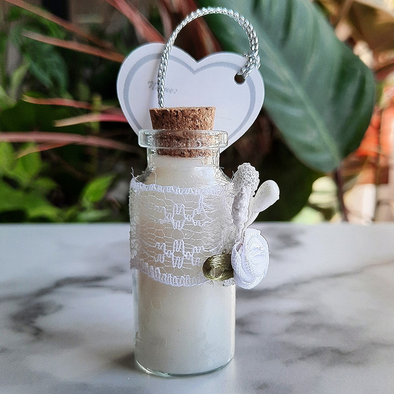 گیفت مدل شمع طرح بطری بسته 10 عددی