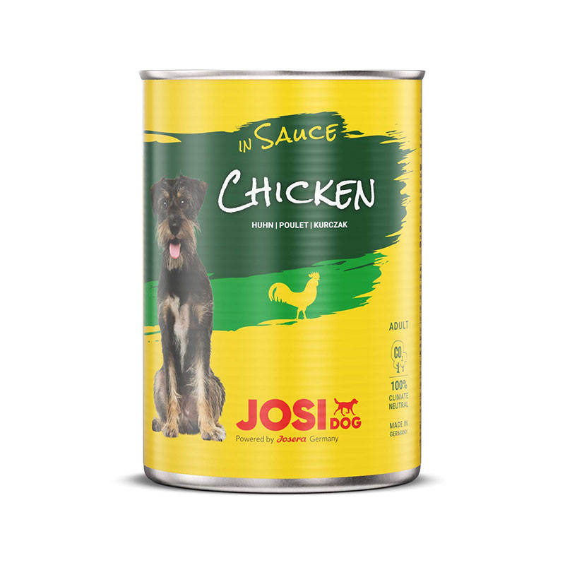 کنسرو غذای سگ جوسرا مدل Josidog in Sauce طعم مرغ وزن 415 گرم