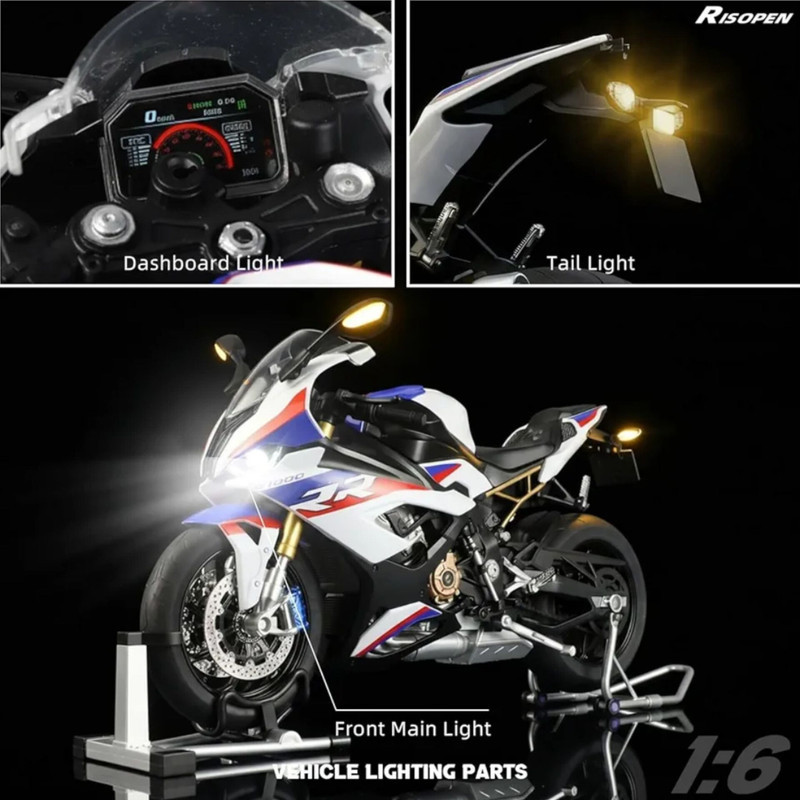 موتور بازی ناب سل مدل بی ام دبلیو اس 1000 دودزا شارژی کد BMW S1000RR SMOKING RECHARGEABLE SCALE 1:6NAAB003