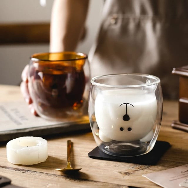 لیوان مدل دوجداره طرح خرس