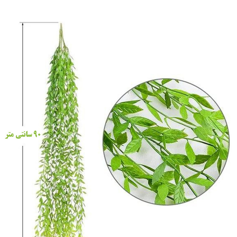 گل مصنوعی آویز مینیاتوری، مناسب تزئینات، ابعاد 10×10×90 سانتی‌متر، وزن 50 گرم