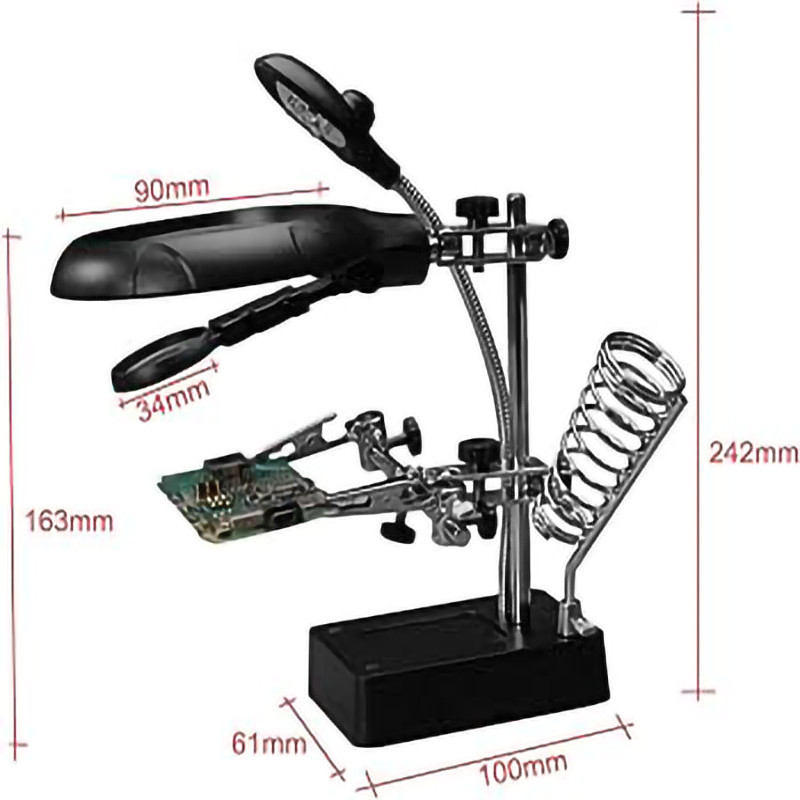 پایه هویه مدل TE-800 به همراه گیره مونتاژ