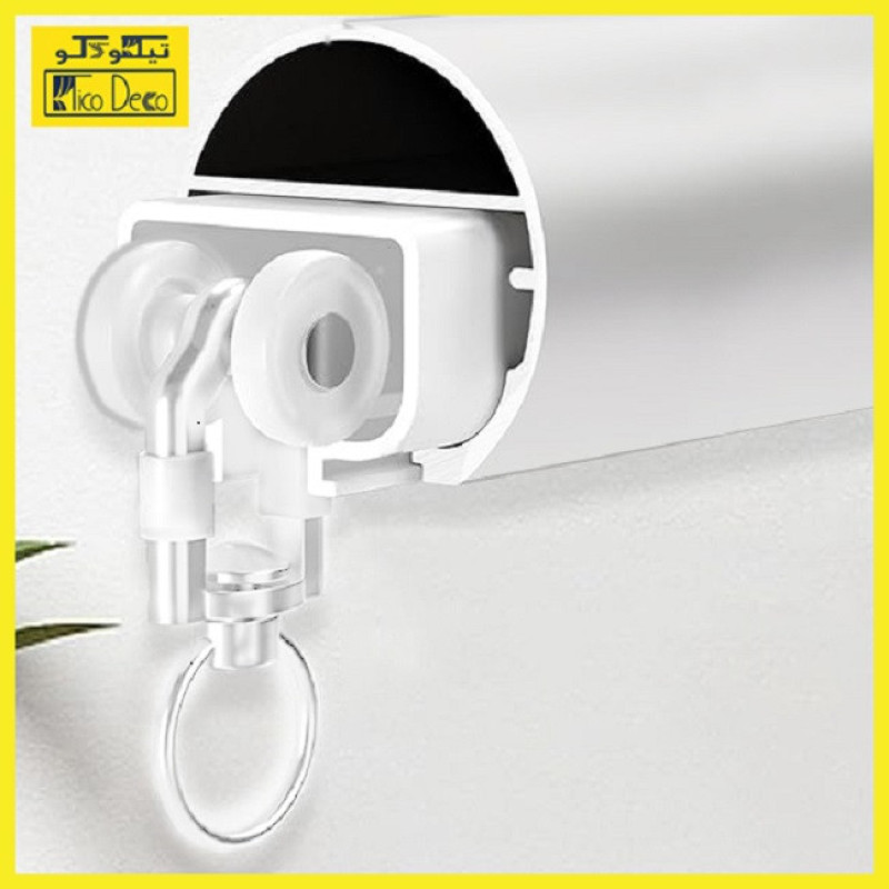 پرده تیکو دکو مدل مینیمال ست کامل آماده سایز 280x140 سانتی‌متر مجموعه 10 عددی