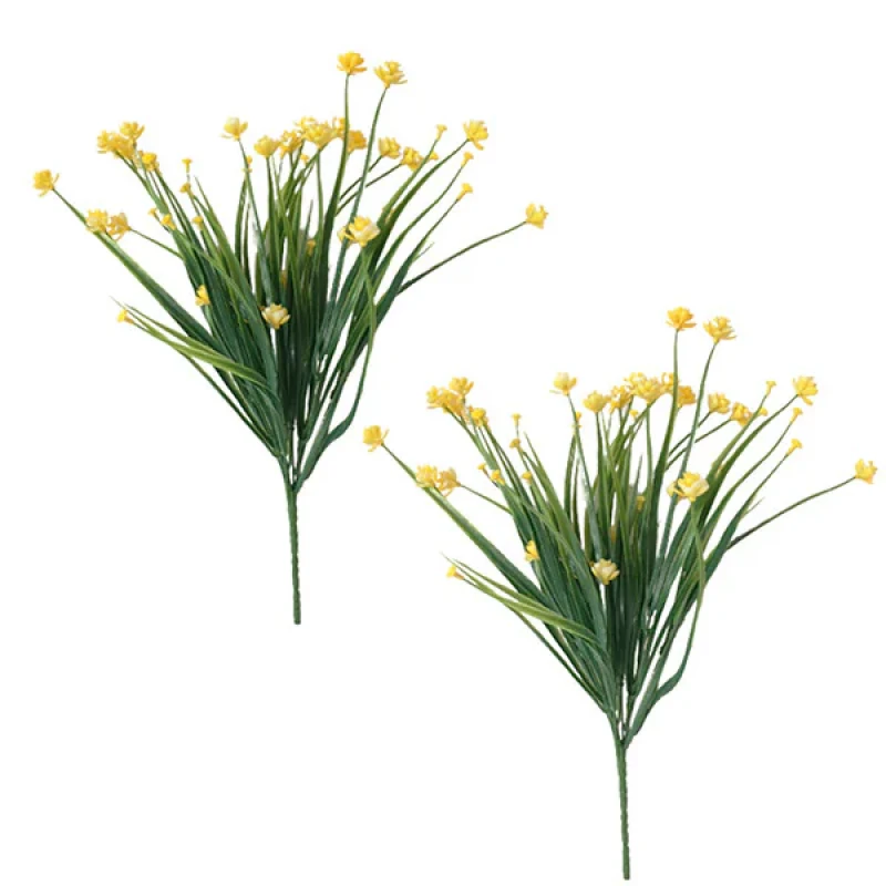 گل مصنوعی بوته لیندا کد 615 بسته 2 عدد، جنس پلاستیک، ابعاد 15×10×40 سانتی‌متر، وزن 40 گرم