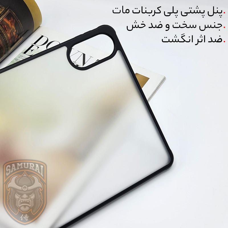 کاور سامورایی مدل Fortex مناسب برای تبلت شیائومی Redmi Pad Pro 12.1  Poco Pad 5G  Poco Pad 4G