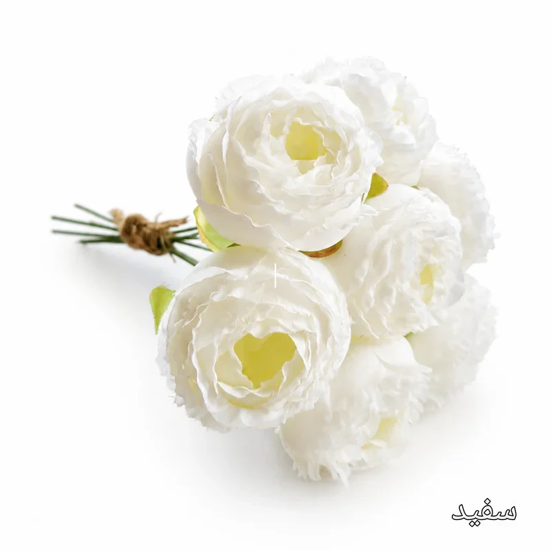 دسته گل مصنوعی مدل پیونی بزرگ ۷ شاخه